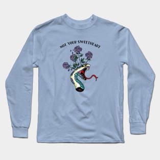 Not Your Sweetheart - Vintage Tattoo Design Long Sleeve T-Shirt